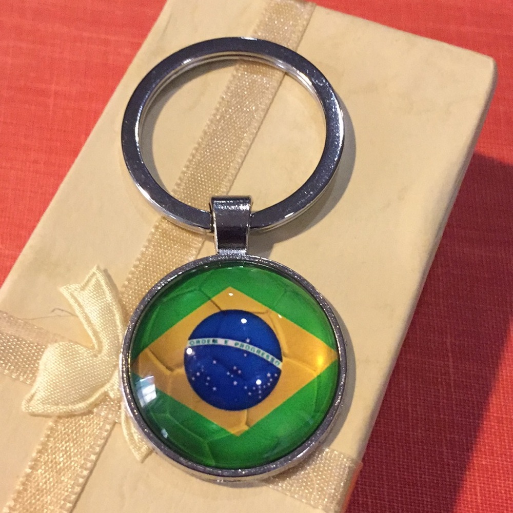 Brazil National WC Keychain/New